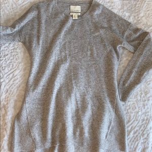 Cashmere cross back sweater